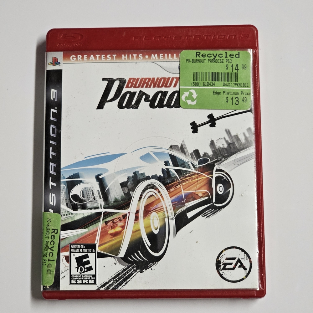 Burnout Paradise (PlayStation 3, 2008) Electronic Arts EA